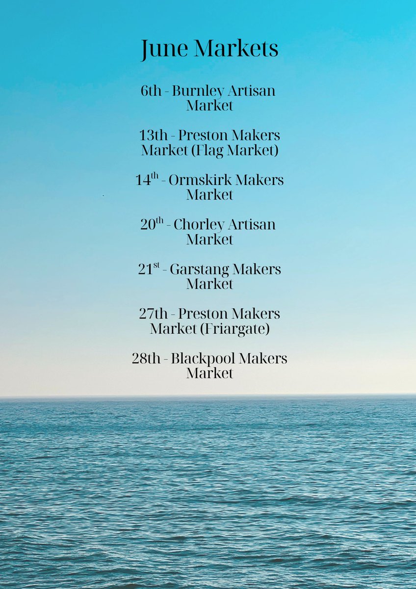 gillianabennett's tweet photo. Here is where you will find Larch Tree Crafts this month, unfortunately we won’t be able to attend Hoghton Tower’s Farmers Market, but we will be back in July. https://t.co/CfPn7ULPn5