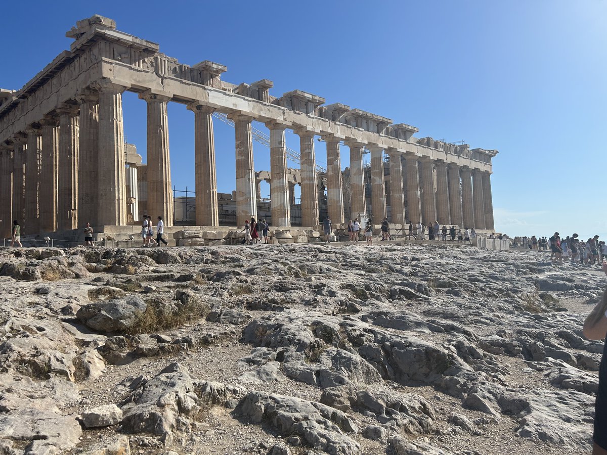 CIGICG's tweet photo. The Parthenon, dedicated to Athena, at the Acropolis, has miraculously withstood time for almost 2,500 years; its Doric architecture has survived multiple conflicts that resulted in it being blown up, looted, and reconstructed into different religious temples.

#athens #parthenon https://t.co/jzwURf7Oab