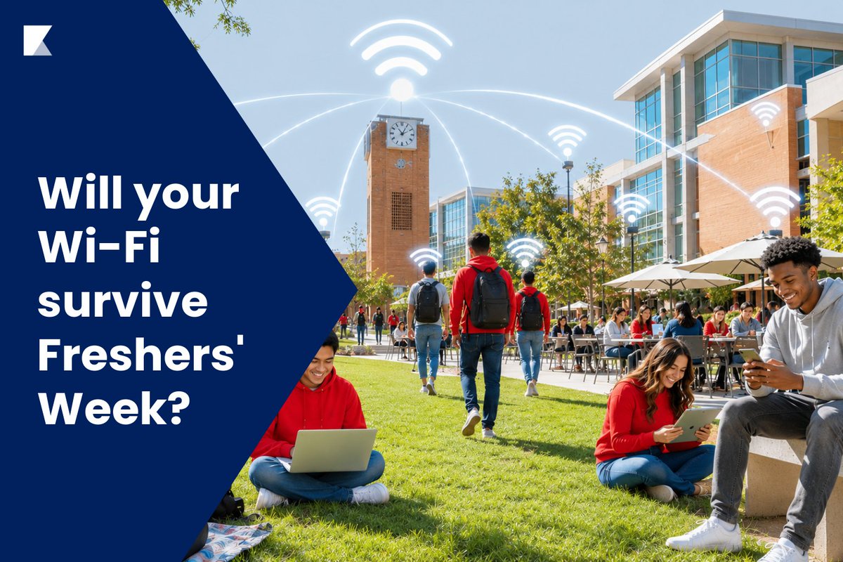 BLOCKSolutions's tweet photo. Freshers’ Week. The annual tradition where:

✔️thousands of students arrive at once
✔️each with multiple devices trying to connect to the network
✔️your Wi-Fi suddenly becomes the most important thing on campus
✔️and everyone’s asking, “how do I log in?”

We’ll help you figure out how your Wi-Fi will cope at #Networkshop2026.

Find us at Stand 22: https://t.co/utBtXZGHmV
