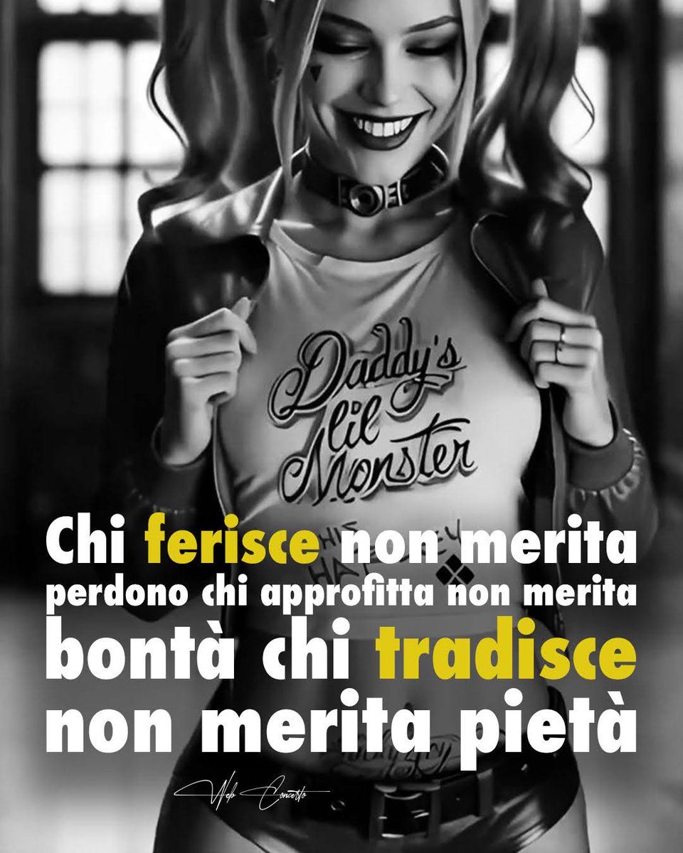 webconcetto's tweet photo. Chi ferisce non merita perdono chi approfitta non merita bontà chi tradisce non merita pietà. https://t.co/sPyDBE9Goe