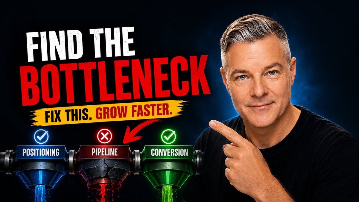 AdvisorsApollo's tweet photo. Customers don't buy because of 3 things:

❌ Bad positioning
❌ Weak pipeline
❌ Low trust conversion
Which one is killing your growth?
New episode ↓

https://t.co/Pa9e0gyqeu https://t.co/PJJ5zp6MoH