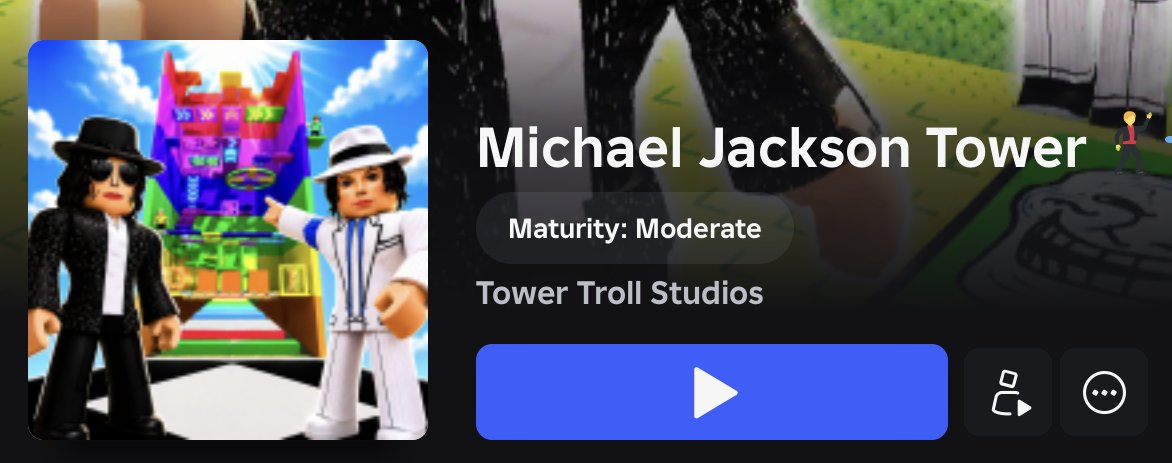 shadowvanilly's tweet photo. who up playing michael jackson tower https://t.co/Kd8dY27P0f