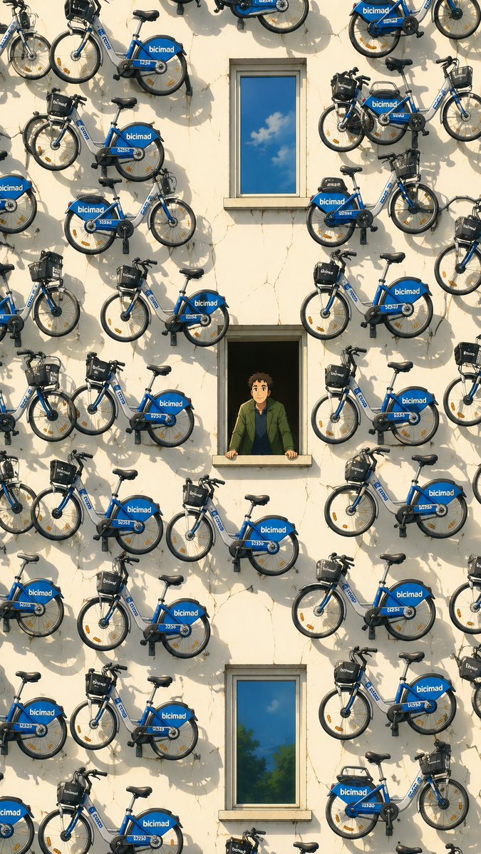 AlonsoXL's tweet photo. ¿Cuándo llegarán las @bicimad a @ayto_pozuelo?
Felíz #DiaMundialDeLaBicicleta 😍 #Pozuelo
#WorldBicycleDay #bicicleta #bici #bicycle #biciMAD https://t.co/69wQRjouKY