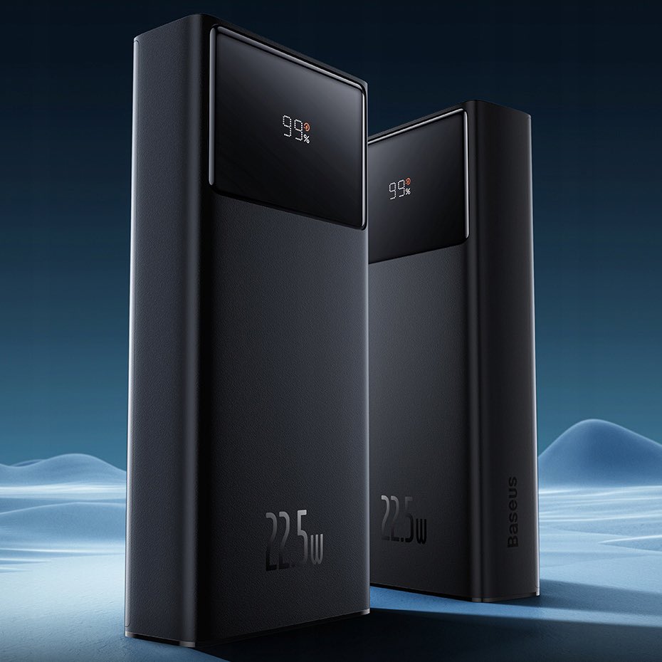 thinkstore_'s tweet photo. Koniec żartów! 30000 mAh!💪💥

Powerbank Baseus Airpow 30000 mAh z szybkim ładowaniem 22,5 W za połowę ceny!🔥 

Tylko 79 zł za potężny bank energii 30000 mAh!🤯

👉 https://t.co/dY8E7Gn3V3 https://t.co/nENOzsaRkn