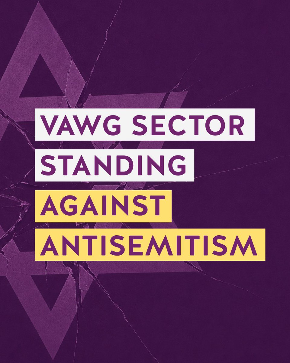 JewishWomensAid's tweet photo. Proud that 80 leading organisations and leaders across the VAWG sector have signed an open letter led by Jewish Women’s Aid, standing in solidarity with the Jewish community and condemning rising antisemitism.

📖 Read the full letter: https://t.co/0UwFPrqW2a https://t.co/vL0rEZG676