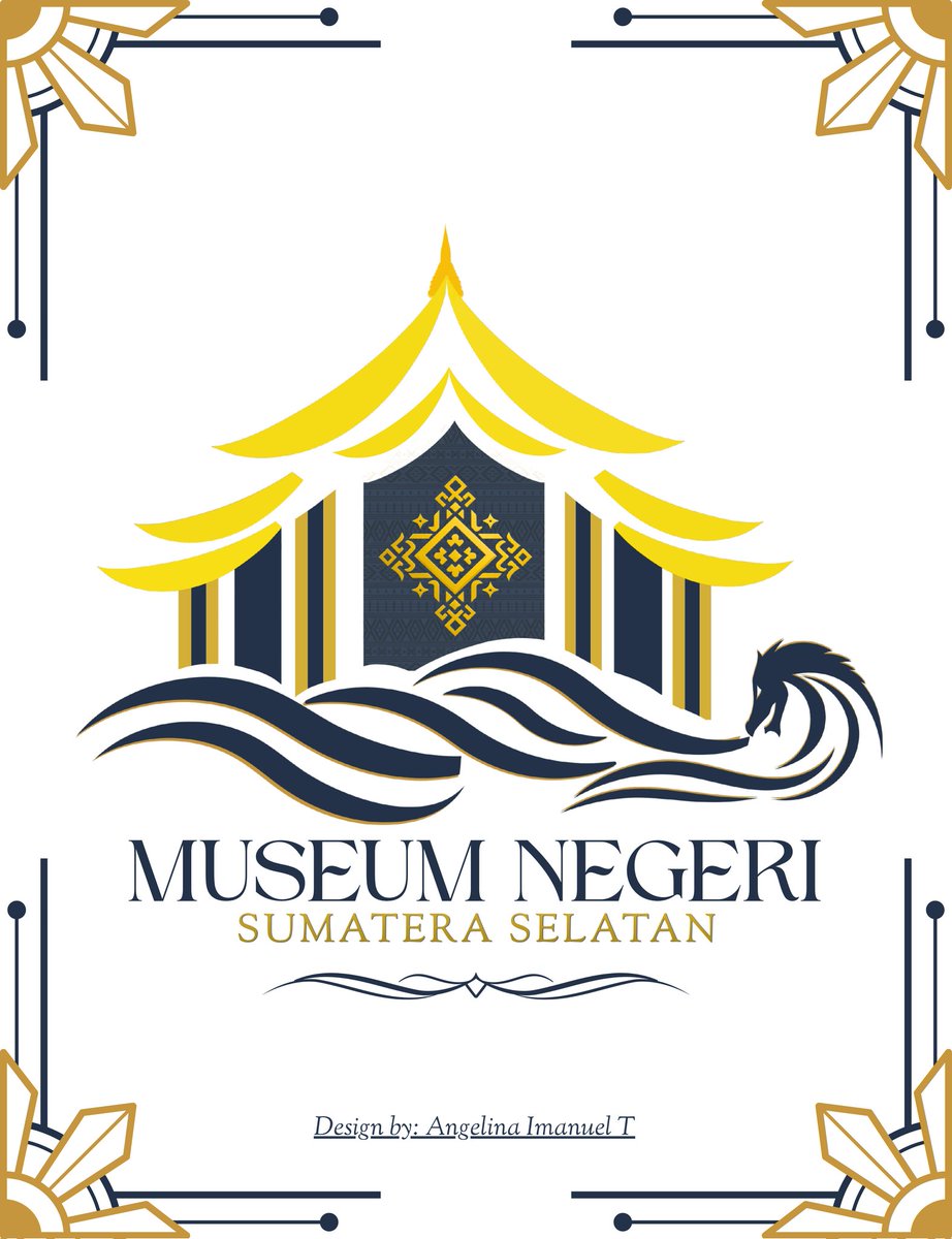 Snooshinee's tweet photo. Suatu identitas visual berbentuk logo ini kiranya dapat merepresentasikan sejarah, budaya, dan kearifan lokal di Sumatera Selatan sebagai simbol pelestarian warisan serta kebanggaan daerah dari generasi ke generasi 🤍✨. 

#LombaDesainLogoMNSS
#MuseumNegeriSumateraSelatan https://t.co/LqLpZGWrUN