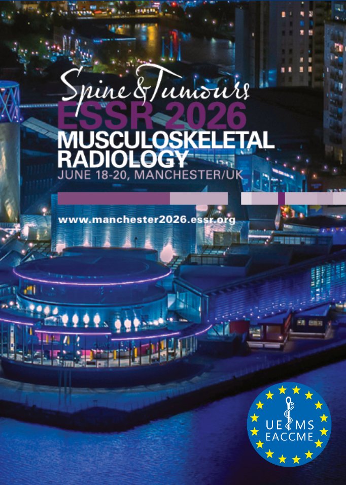 eaccme's tweet photo. EACCME accredited ✅

ESSR – European Society of Musculoskeletal Radiology

#liveevent

#Radiology

#uems

#eaccme

#UnitedKingdom https://t.co/l9UVA703ON