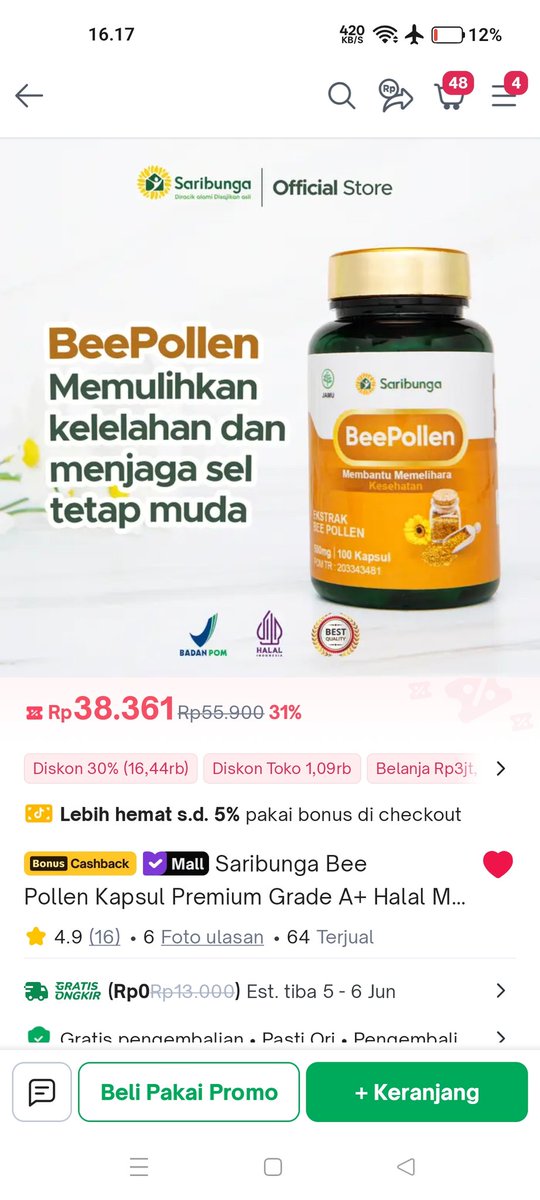 RidoLukman113's tweet photo. @tokopedia Cuma di Tokopedia Promo Guncang 6.6,
Belanja jadi Tenang dan Tentram.
@tokopedia 💚
https://t.co/UDPHu3aqK6 https://t.co/BayvZJ88VU