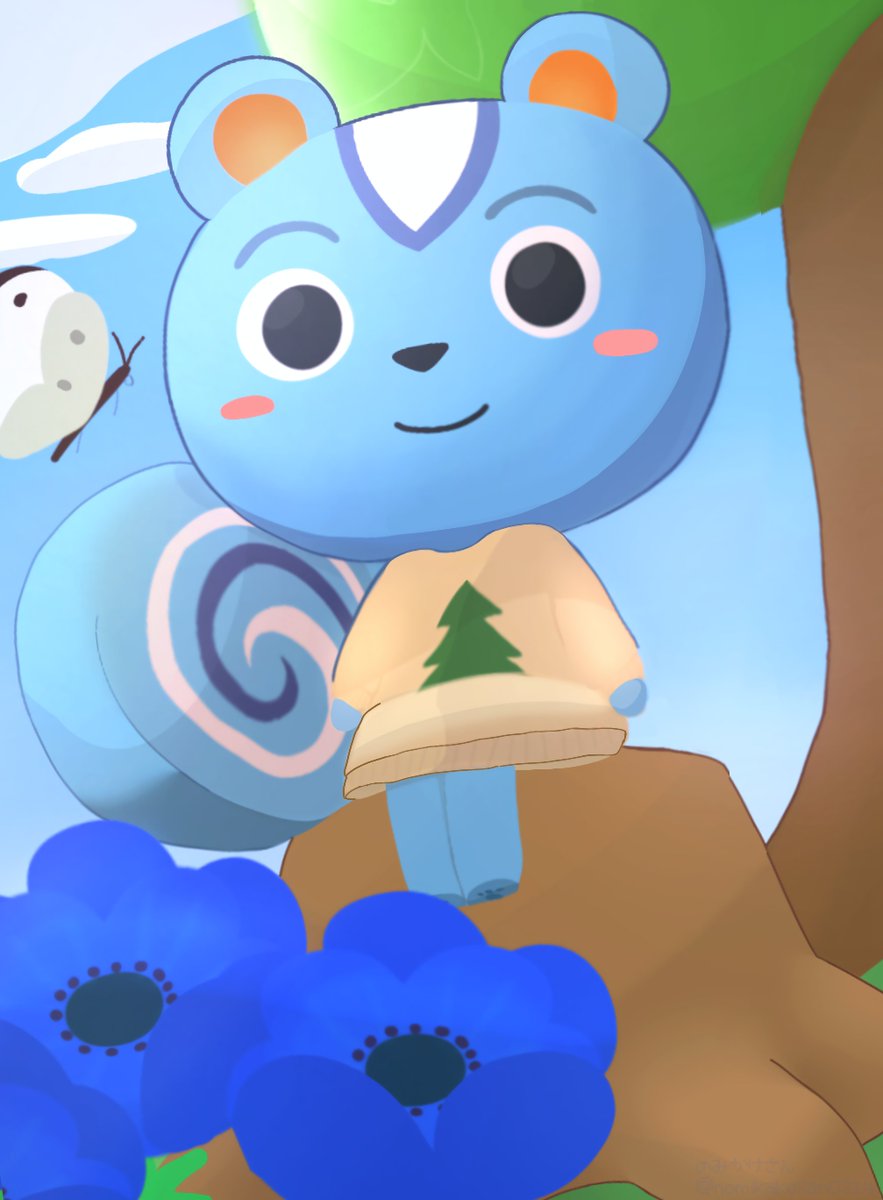 FF9B9D's tweet photo. 誕生日おめでとう
#Filbert #どう森美術部 #どうぶつの森 https://t.co/WmWOKSd688