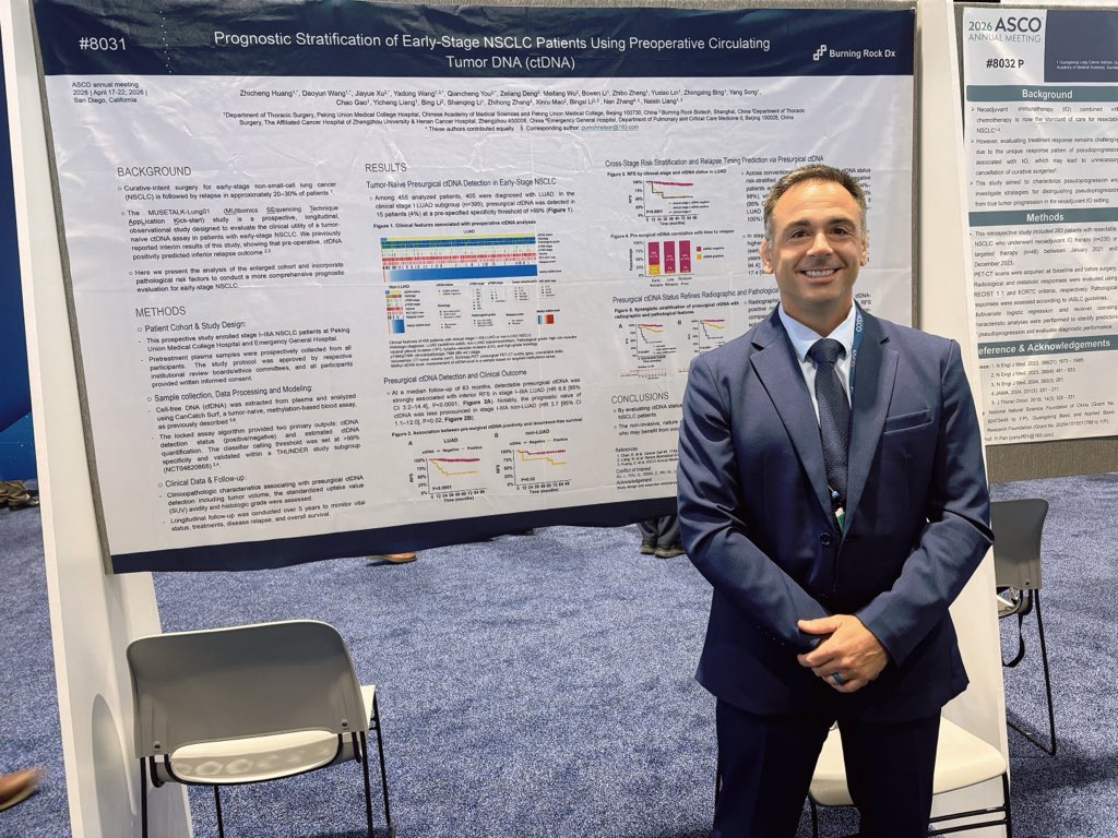 BurningRock2014's tweet photo. At #ASCO 2026, Burning Rock CDx presented 3 #liquidbiopsy studies, advancing precision oncology in NSCLC, GIST, and breast cancer.

Our proprietary platforms — CanCatch Surf, CanCatch Custom, SPIRAL — deliver non-invasive, actionable insights across the full cancer care journey. https://t.co/IWiMTILxEc