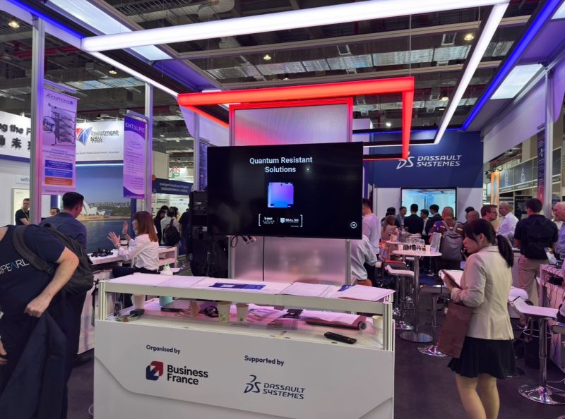 SEALSQcorp's tweet photo. Honored to welcome Valérie Pécresse, President of the Paris Region, to the SEALSQ booth at #InnoVEX2026 🇫🇷🇹🇼

Following her keynote on Europe's role in building next-generation AI infrastructure, we discussed sovereign semiconductors, post-quantum cybersecurity, digital identity, and secure AI ecosystems.

Europe's digital sovereignty starts with trusted hardware.

#COMPUTEX2026 #SEALSQ #PQC #Cybersecurity #Semiconductors #AIInfrastructure