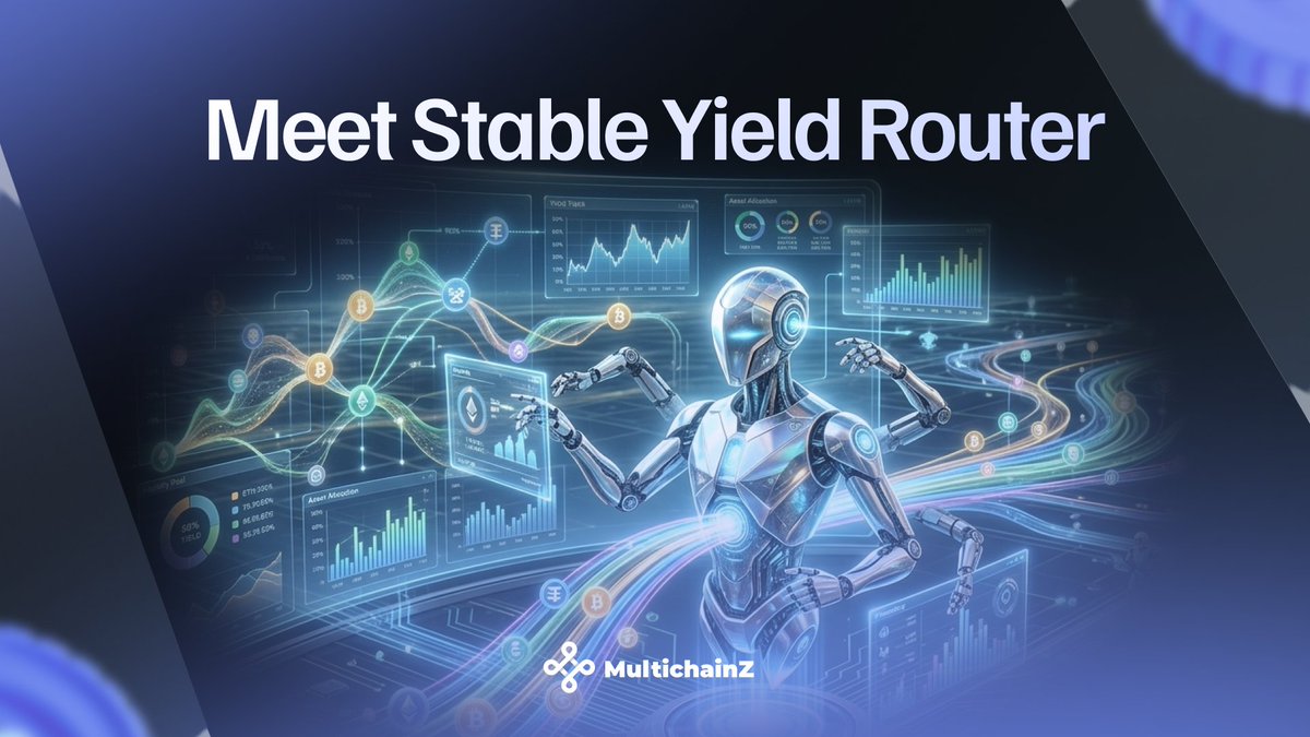 MultichainZ_'s tweet photo. Meet the Stable Yield Router, one of the first live autonomous strategies inside the MultichainZ AI Studio.

It continuously scans, calculates gas math, and routes your USDC/USDT to the highest-performing pools while you sleep.

Best part? 100% gas-free. Zero drag. 

Just pure optimization. 📈