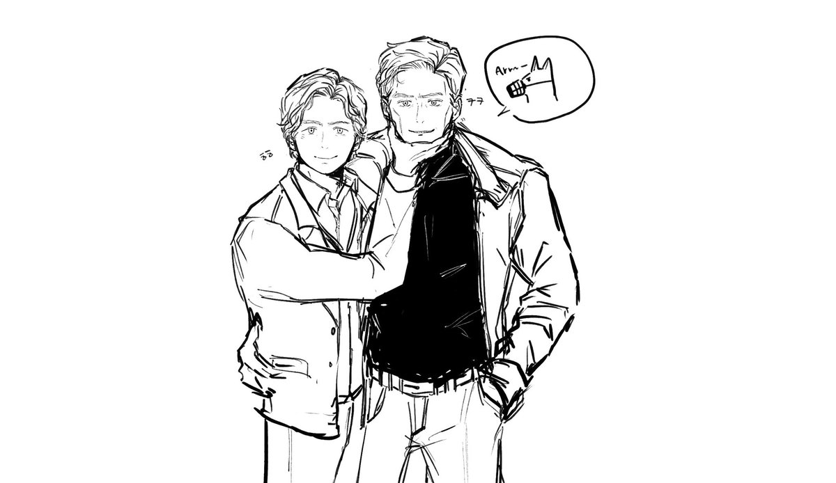 magneto_is_left's tweet photo. 채색완성 안할 것 같음 ,,,ㅋㅋ 
에릭찰스 우리 개는 안 물어요 #Cherik https://t.co/XxiLpCxz1f