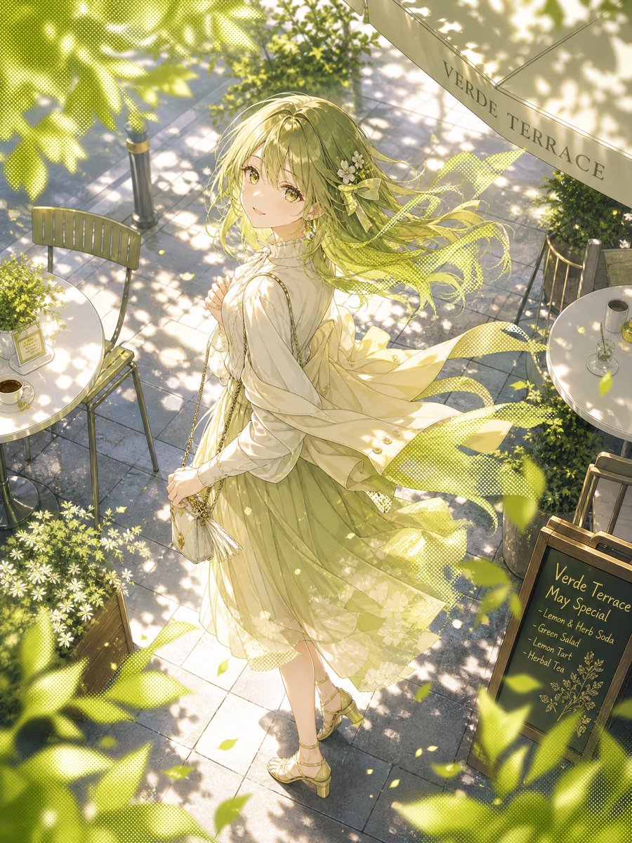 Windy Verde Terrace Anime Girl