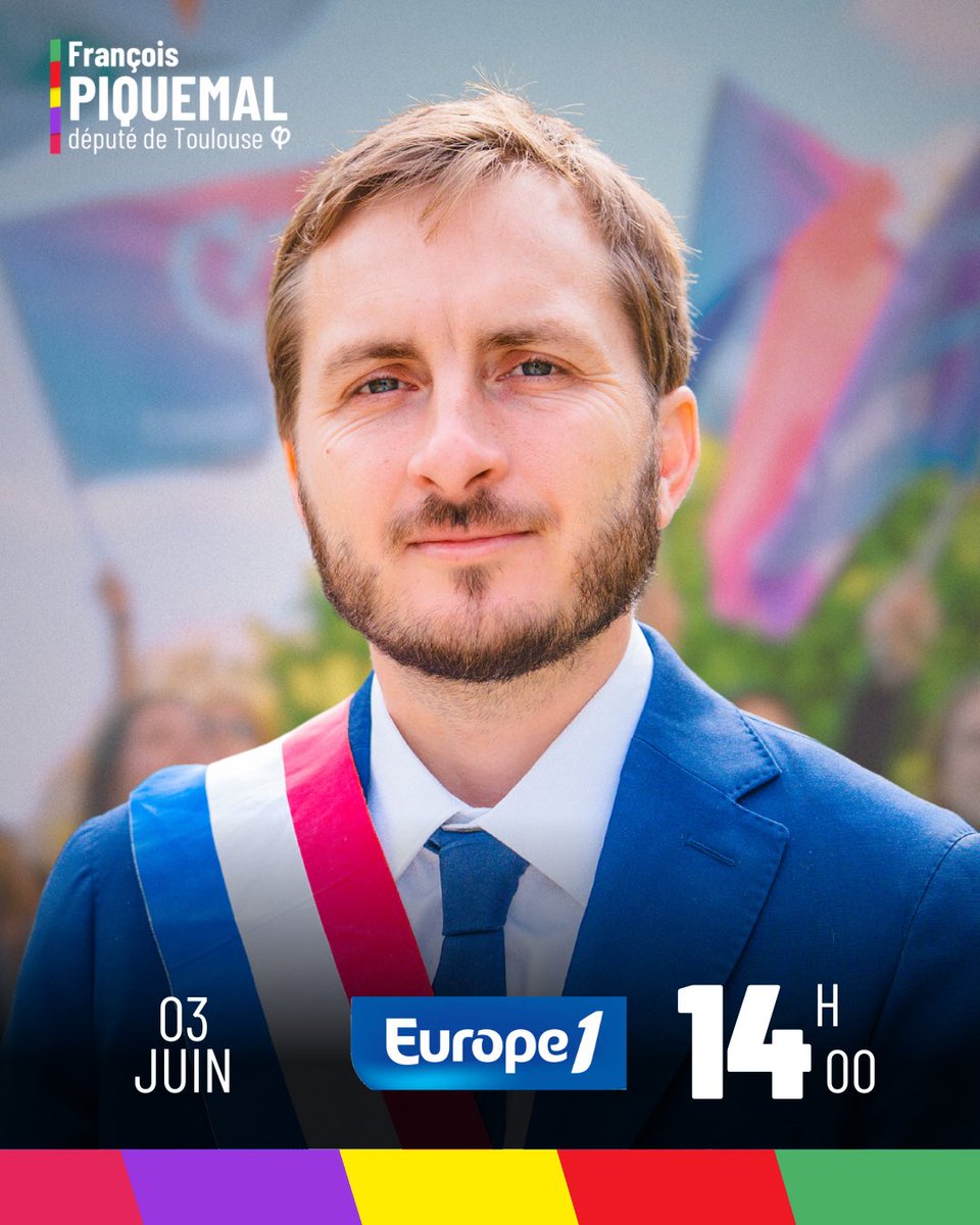 FraPiquemal's tweet photo. Rendez-vous à 14h sur Europe 1 https://t.co/C2tH9Hsg8A