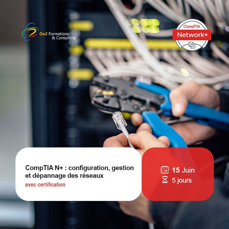 Formations_oo2's tweet photo. ⚠ À NE PAS MANQUER ⚠
Devenez expert en connectivité et dépannage grâce à la certification CompTIA Network+. Session le 15 juin. Inscrivez vite 👉https://t.co/iQ1bCBxY4f

📧 contact@oo2.fr
🌐 https://t.co/a6Lri94L0g 

#Oo2 #FormationPro #CompTIA #NetworkPlus #Infrastructure https://t.co/Beyhqp8Pab