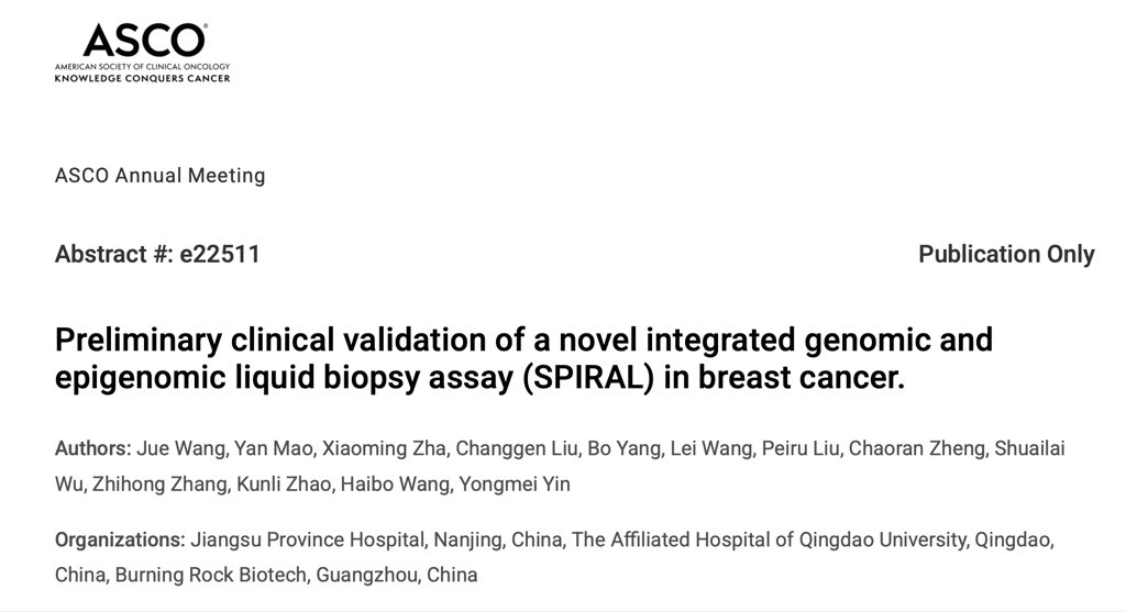 BurningRock2014's tweet photo. SPIRAL: Multi-omic liquid biopsy for breast cancer diagnosis.

✅100% specificity for benign/malignant lesion differentiation
✅Sensitivity up to 100% at stage IV
✅Validated for non-invasive diagnosis

Learn More：https://t.co/rjvouw0H43

#BreastCancer #MultiOmics https://t.co/kZovVIfH2h