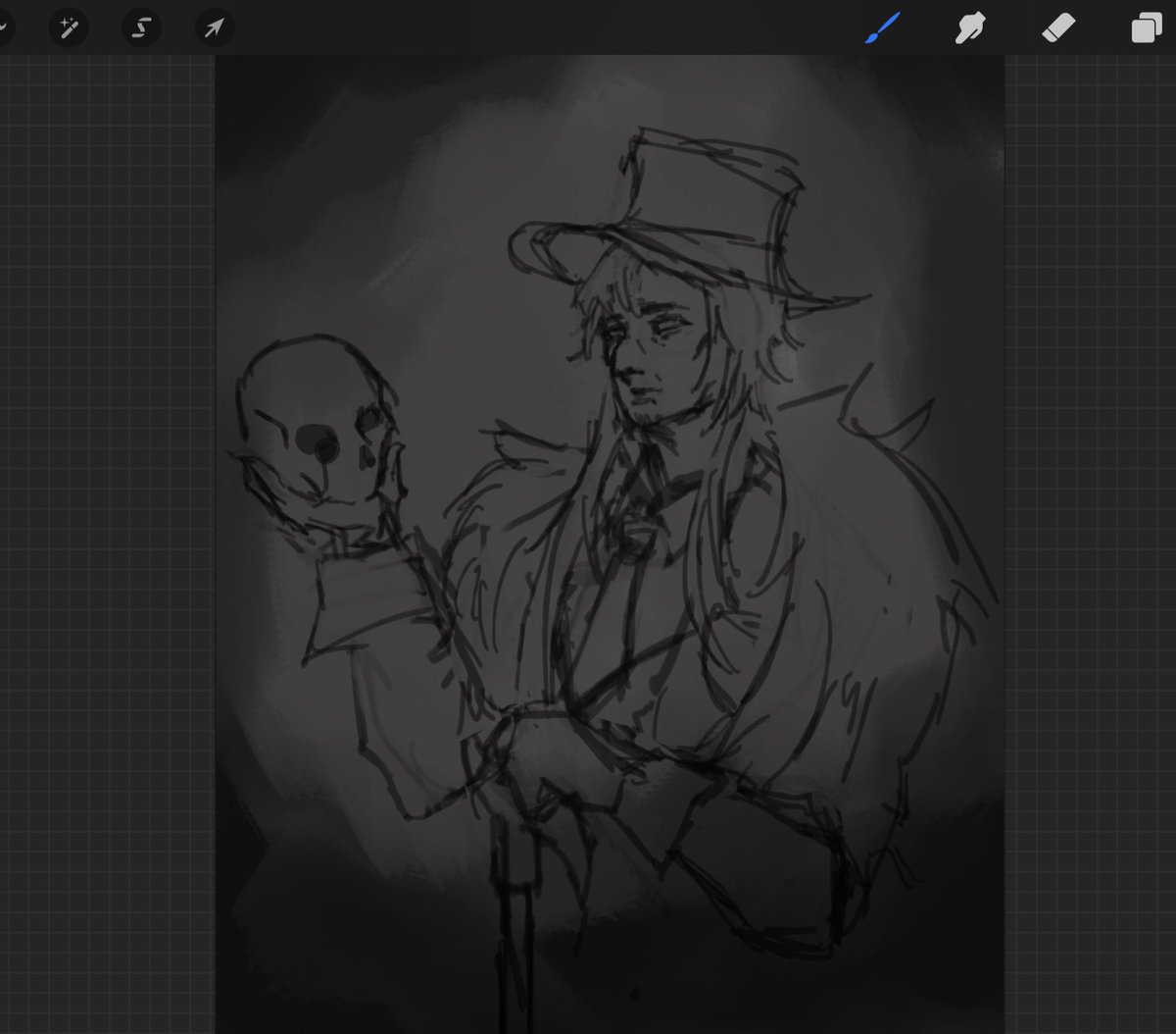 false_trilune's tweet photo. #wip god forbid I don’t finish it #dottore https://t.co/3FHYNQQNHT