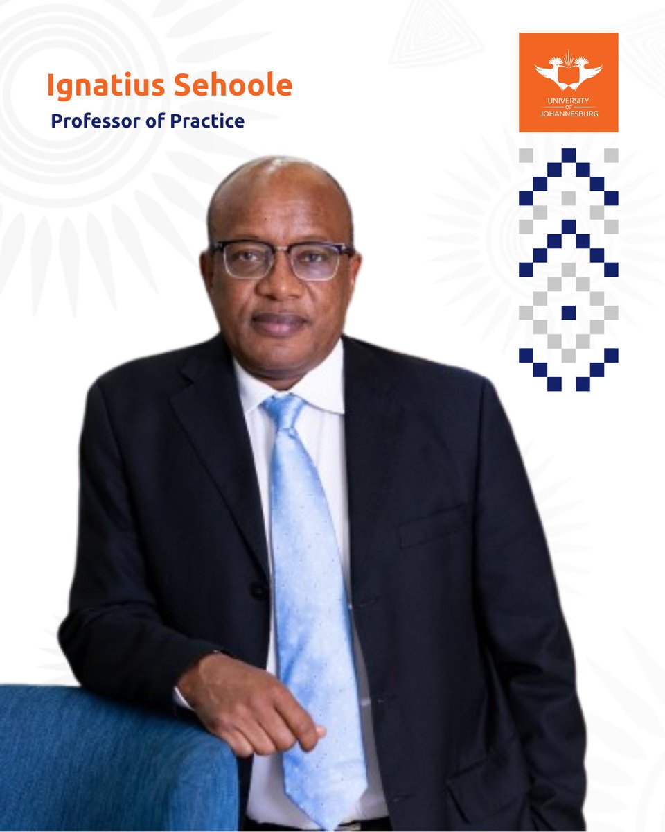 UJAccountancy's tweet photo. Congratulations to Ignatius Sehoole on his appointment as Professor of Practice.

With a wealth of industry experience and a proven track record of impactful leadership, Ignatius brings invaluable insight to the academic space. 

His deep understanding of the profession, coupled with his commitment to excellence, will continue to inspire and shape the next generation of accounting professionals.

#UJ #CBE #SOA