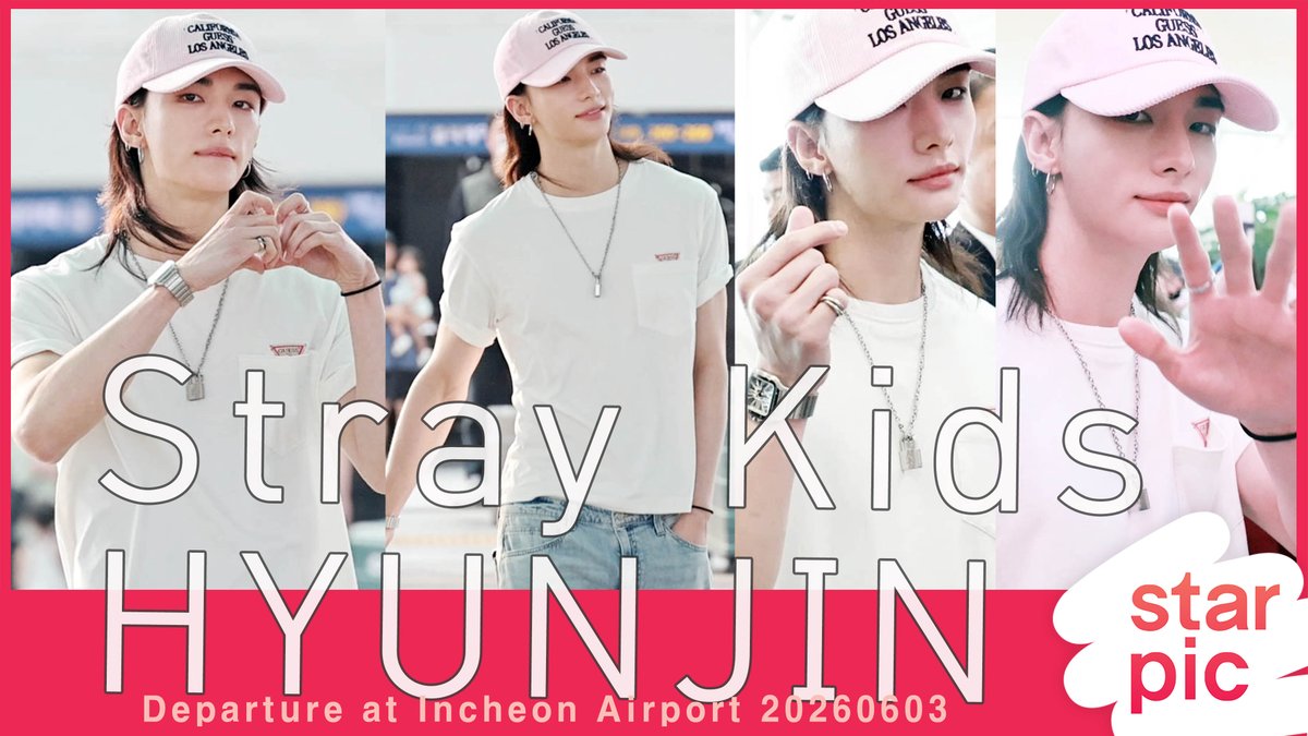 STARPIC11's tweet photo. 스트레이키즈 현진 '빛나는 자태!' [STARPIC] Stray Kids HYUNJIN Departure at Incheon Ai... 

https://t.co/NzpRFFnVE1

#SKZ #StrayKids #HYUNJIN 
#스트레이키즈 #KARMA 
#방찬 #리노 #창빈 #현진 #한 
#필릭스 #승민 #아이엔 
#BANGCHAN #LEEKNOW 
 #HAN #FELIX #SEUNGMIN #IN #CHANGBIN https://t.co/e1RPKuE4Hj