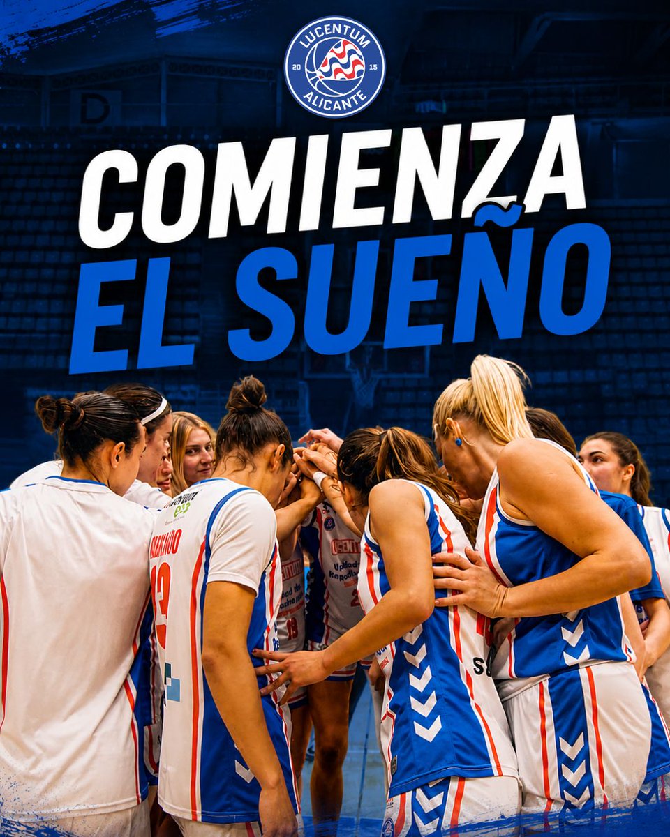 FundLucentum's tweet photo. 🚨🏀 ¡Llegó el momento!

Mañana comienza la Fase Ascenso a #LF2 y afrontamos este desafío con ilusión, trabajo y ambición. 💙

Un equipo. Un objetivo. Un sueño. 💪✨
¡Vamos a dejarlo todo en la pista! 🔥

#SomosLucentum
#UnidadDeReproduccionVistahermosa
#FaseAscensoLF2 https://t.co/O1uiPGX2og