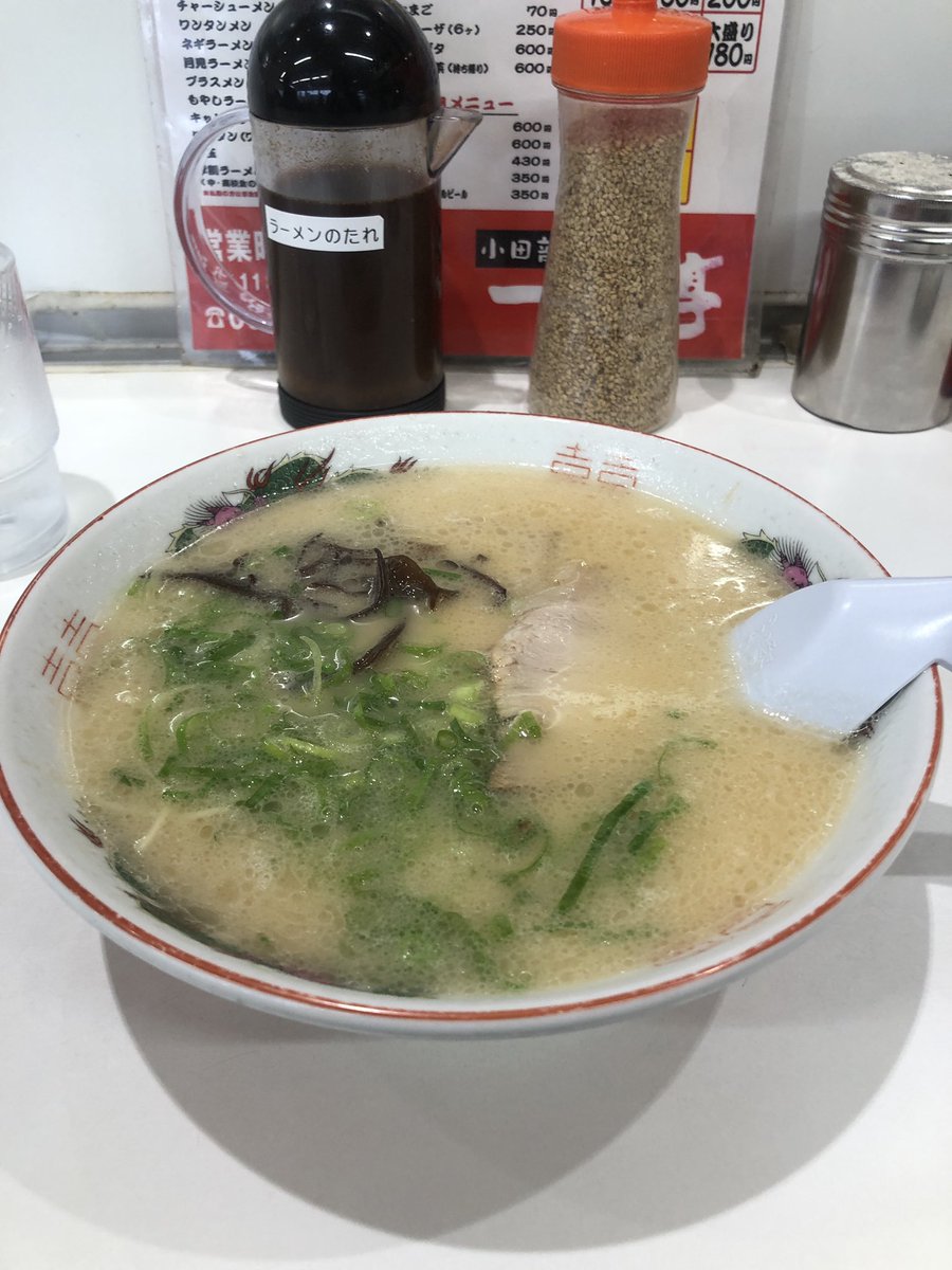 EG_NF's tweet photo. #水曜日はラーメン

こちらは「一心亭」のラーメンです。
ストレートながらミルキィなコクのある、味わい深い豚骨です。こいつがタイムサービスとはいえ550円。餃子は250円。狂っていて最高です。 https://t.co/Z6Nyq808zC