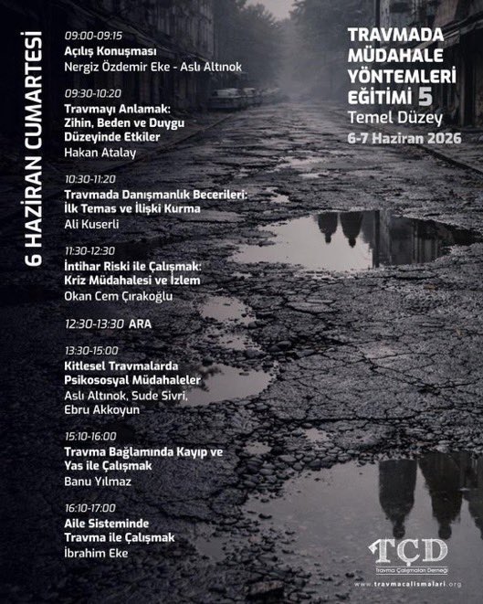 TravmaDernek's tweet photo. “Bir derdim var bin dermana değişmem.”

Psikiyatr/Yazar Cemal Dindar ile psikodiyalektik perspektiften; travmada kültüre ve kimliğe duyarlı çalışmayı, etik, politik ve klinik boyutlarıyla konuşacağız.

Başvuru ve kayıt için afişteki bağlantıyı kullanabilirsiniz.

@cemal_dindar https://t.co/JKNKDo5WFS