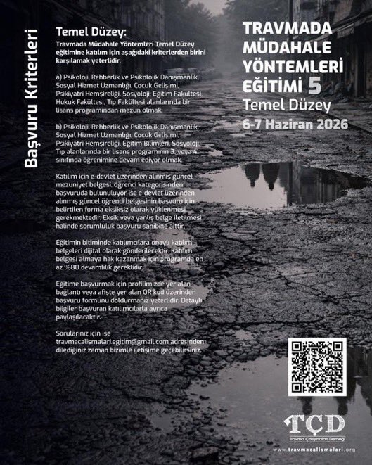 TravmaDernek's tweet photo. “Bir derdim var bin dermana değişmem.”

Psikiyatr/Yazar Cemal Dindar ile psikodiyalektik perspektiften; travmada kültüre ve kimliğe duyarlı çalışmayı, etik, politik ve klinik boyutlarıyla konuşacağız.

Başvuru ve kayıt için afişteki bağlantıyı kullanabilirsiniz.

@cemal_dindar https://t.co/JKNKDo5WFS