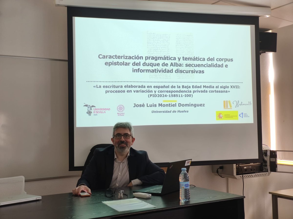 Historia152's tweet photo. El congreso hacía homenaje a Pedro Sánchez-Prieto, catedrático de la Universidad de Alcalá, miembro de la @la_RAE_informa y maestro de la Filología actual. https://t.co/yWFiwQyeak
