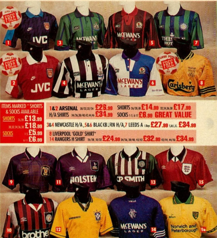 ExtremeFootbal4's tweet photo. The good old days when shirts were iconic and affordable... https://t.co/0Q1DQblXNa
