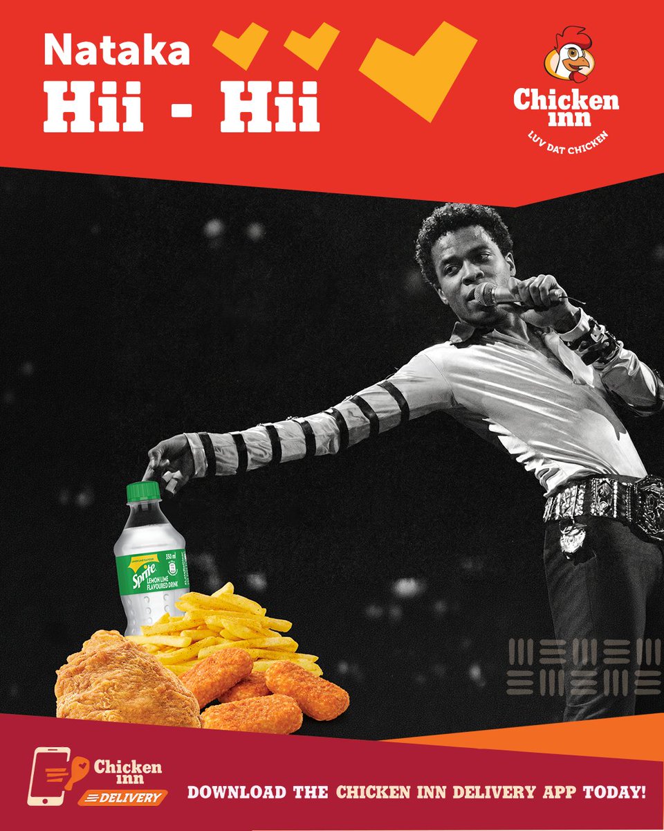 ChickenInn_Ke's tweet photo. When you know what you want, you go for it.

And we know you want the 1 piece chicken, 4 Nuggets, Regular Chips & 350ml soda at 499/-

Grab yours from any Chicken Inn store closest to you, ama order in from our Chicken Inn app or any delivery app that you may prefer.

#KukuLove #LuvDatChicken
