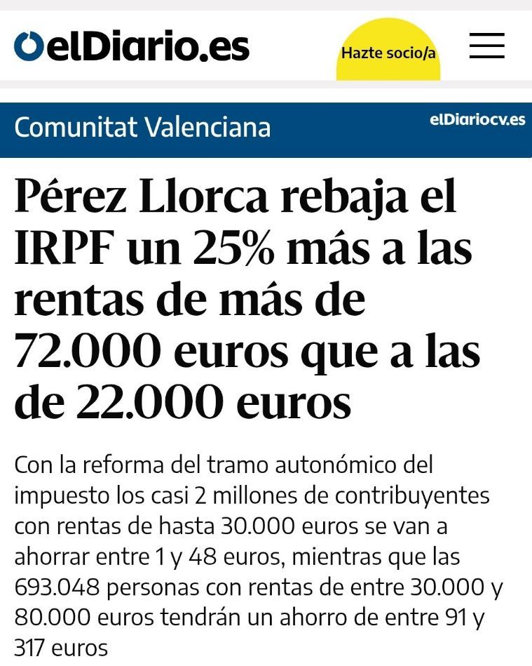 quatrecarreresR's tweet photo. Cosas que nunca te dijeron en campaña: Mientras el Consell más caro de la historia en la Educación Pública tiene ratios masificadas, niños en barracones y aulas a 35°, el PP continúa su agresiva campaña de rebajas fiscales a los ricos. https://t.co/31pUg2FTup