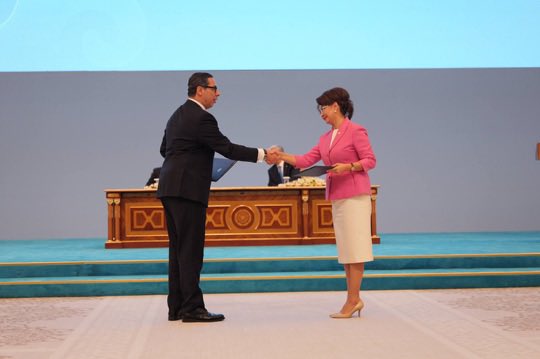 ckombos's tweet photo. 📍Astana ~ Within the framework of @PresidentCYP @Christodulides’ official visit to Kazakhstan, I had the pleasure to exchange three Memoranda of Understanding (MoUs) with my 🇰🇿 colleagues, marking another step towards strengthening 🇨🇾-🇰🇿 relations and tangible cooperation.

🔹MoU in Higher, Postgraduate Education and Science.
🔹MoU in Cultural Cooperation.
🔹MoU in the Field of Sports.

@CyprusMFA
 @MFA_KZ