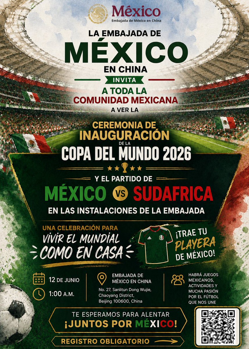 Embajada de México en China tweet media