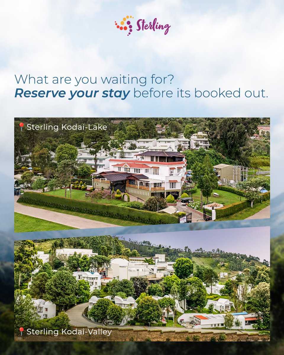 WorldOfSterling's tweet photo. Book your stay now.
https://t.co/T905kabCdF

#Sterling #SterlingKodaiLake #SterlingKodaiValley #KodaikanalDiaries #HillStationEscape #TravelWithSterling #SummerVacation #FamilyTime https://t.co/X2c17WAJre