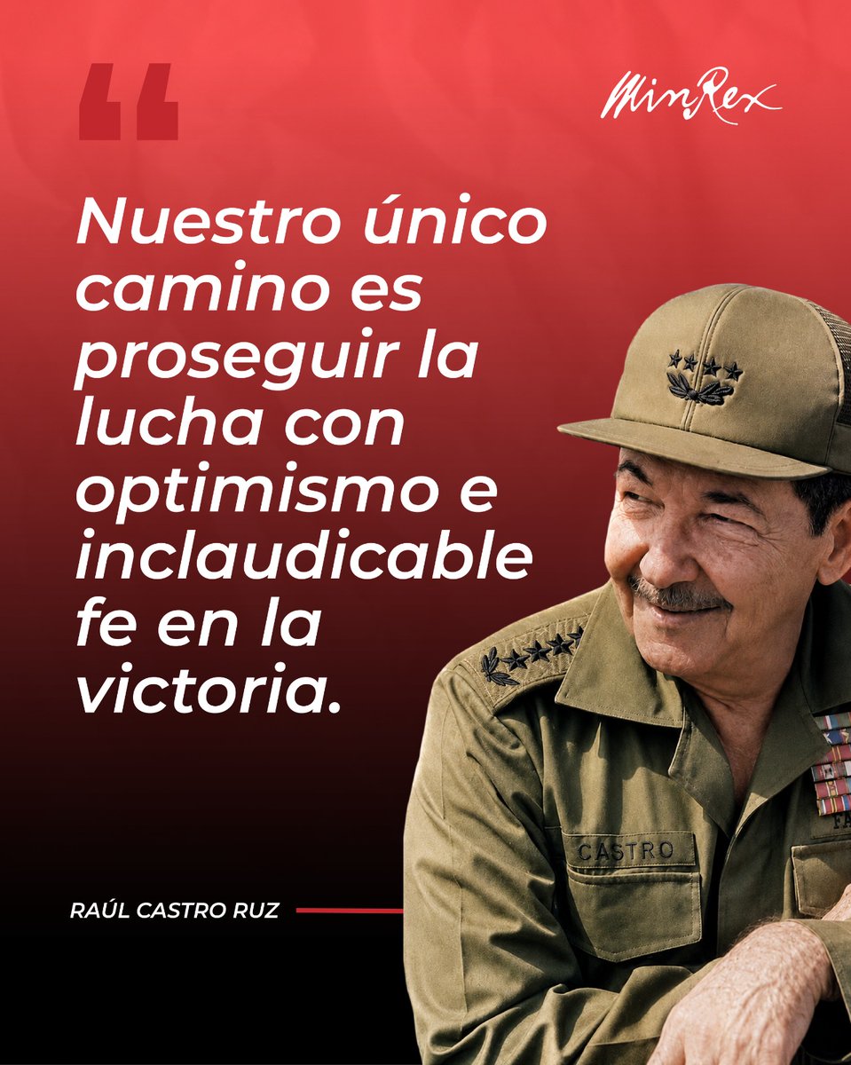 ArzuagaReyes's tweet photo. #RaúlEsRaúl. La felicidad de tenerlo vivo y a los 95 junios con el pie puesto en el estribo, al frente de la Revolución que junto a #FidelPorSiempre y nuestro heroico pueblo edificó la #Cuba digna, libre, soberana, humanista, solidaria e invencible.

Larga vida. Sí se puede. https://t.co/8F5arXmfQu