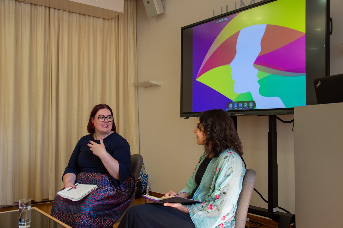 oscepa's tweet photo. At the @OSCE WIN Academy – Youth Edition in Vienna, OSCE PA member Carina Reiter (Austria) engaged with students on leadership, gender-sensitive policymaking, and overcoming barriers to equality, highlighting the importance of youth participation in democratic decision-making. https://t.co/bo2Ajgo3SB