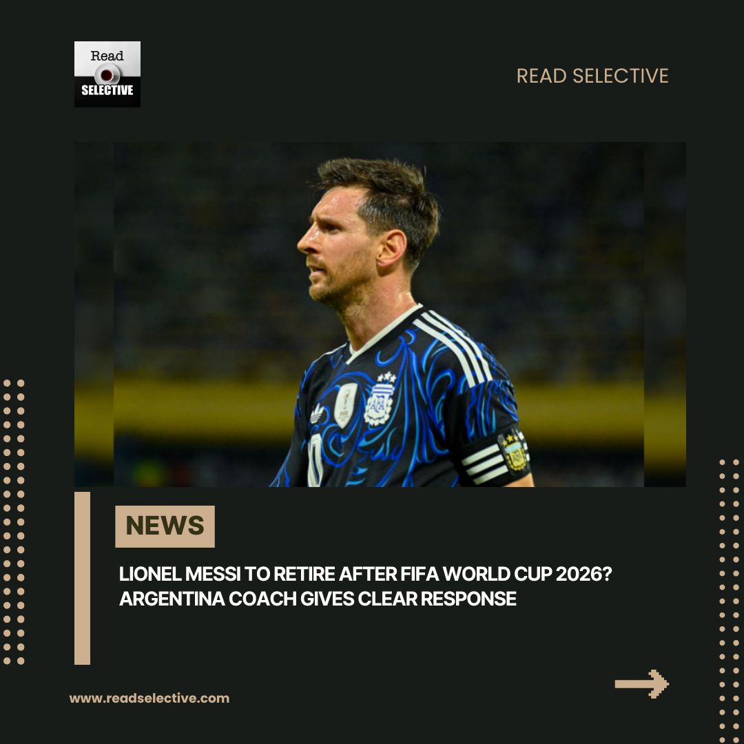 ReadSelective_'s tweet photo. 🚨 Lionel Scaloni on Messi's retirement rumors:

🗣️ "He will play until he wants."

The Argentina captain is expected to feature in his 6th FIFA World Cup and remains as motivated as ever despite winning it all. 🇦🇷🐐

#Messi #WorldCup2026 #Argentina #GOAT https://t.co/m5oRAjd7CH