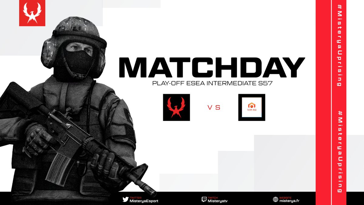 MisteryaEsport's tweet photo. 🔴⚫️Recent Results Recap⚫️🔴

Our CS2 squad picked up two BO3 victories in our last matches, with wins on Saturday and Monday. 

Strong performances from the team as we continue our journey.

📅 Today  19:30 CEST.
🆚#TeamASD

#MisteryaUprising🦅 https://t.co/EZefPMZZQS