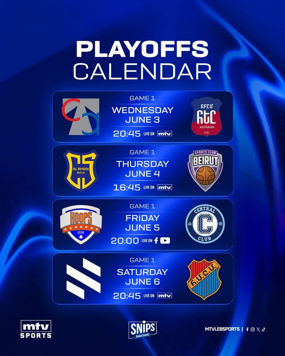 BasketPals's tweet photo. Playoffs Game 1 predictions : 

Antonine
Riyadi
Central
Sagesse

What are yours?? 

~G https://t.co/6aqus7Hfy3