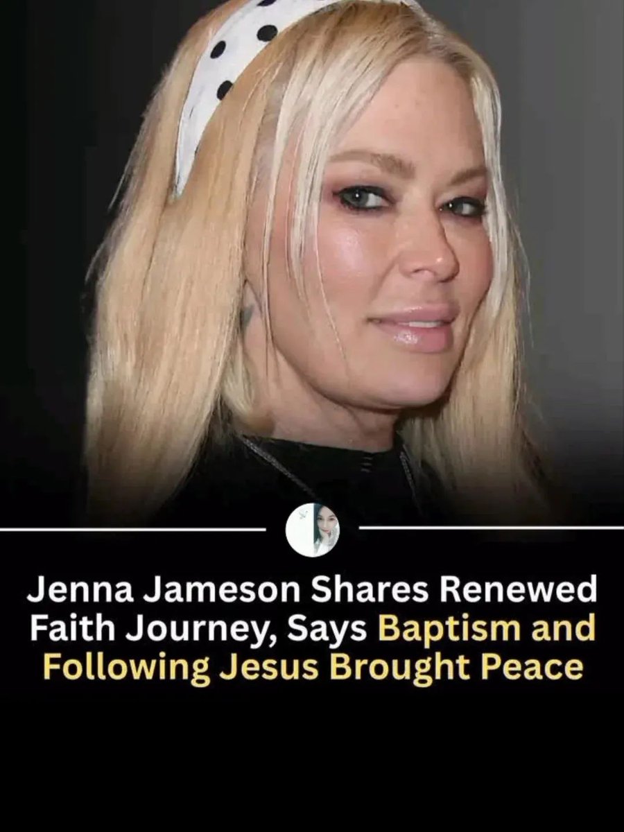 TevinMacharia's tweet photo. Jenna Jameson's story reminds us of a powerful truth:
No one is beyond God's grace.
After years of searching, she now openly shares her faith in Jesus Christ and the peace she has found in Him.
"If anyone is in Christ, the new creation has come: The old has gone, the new is here!" — 2 Corinthians 5:17
No past is too broken. No life is beyond redemption. 🙏