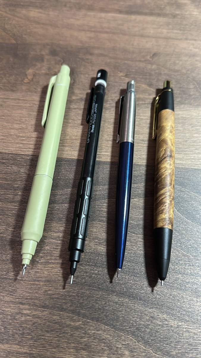 花梨瘤 シャーペン 野原工芸 野原工芸 侘寂 花梨瘤 斑紋黒孔雀色 斑紋