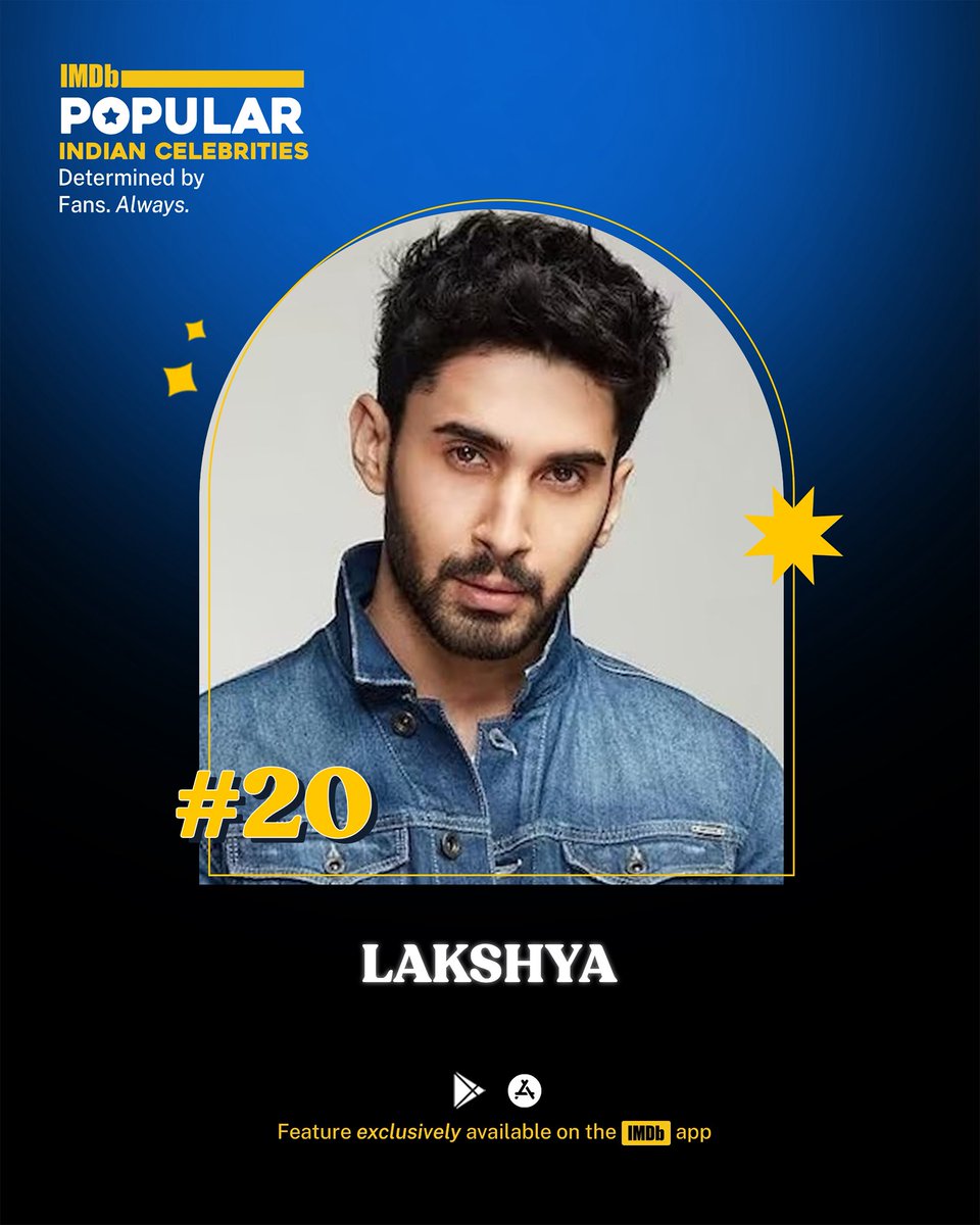 IMDb_in's tweet photo. ✨ #Lakshya ranks #20 with the theatrical release of Chand Mera Dil https://t.co/VYR7PUt94C