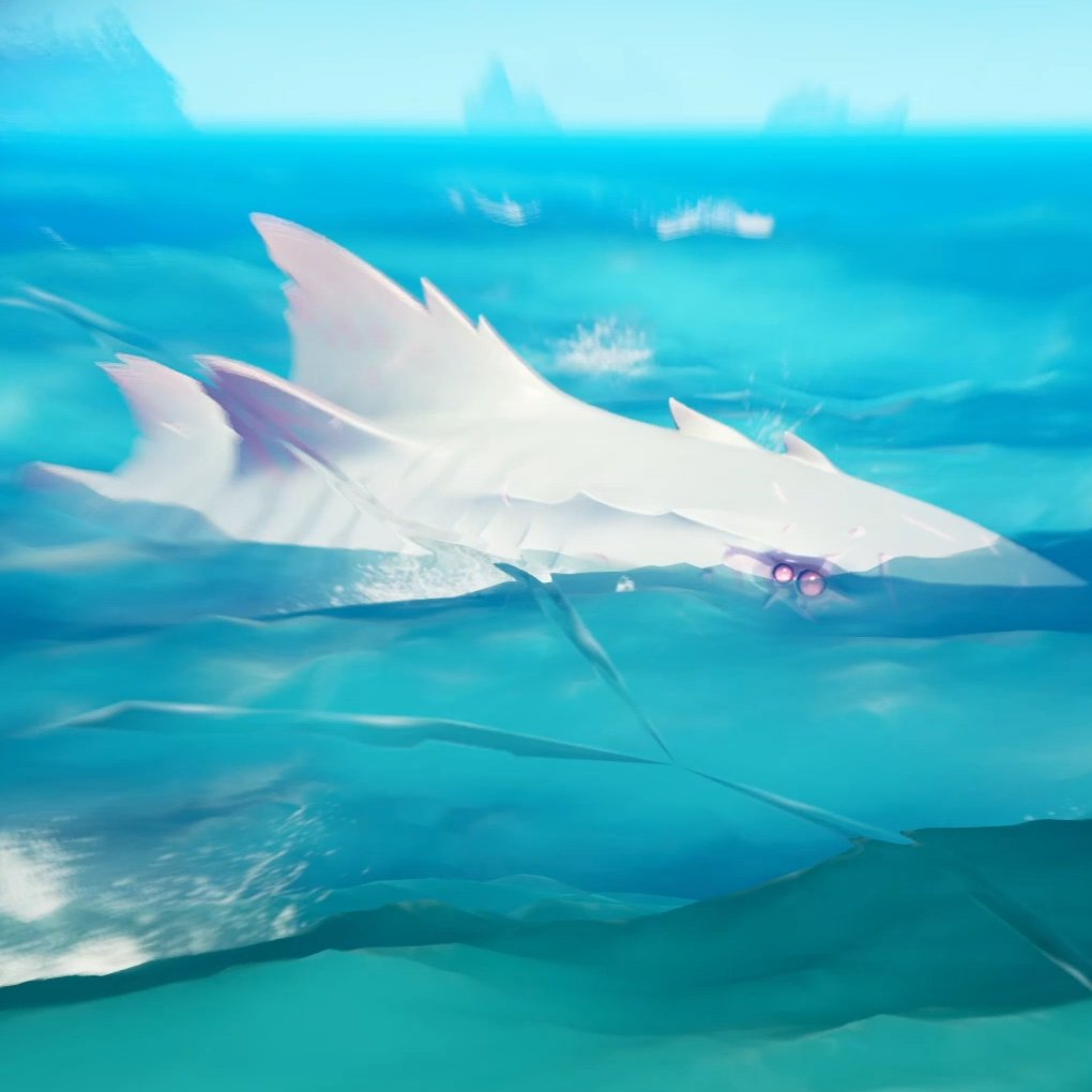 SaintePudding40's tweet photo. It's been a month since we shared this wonderful experience @xSystemsSOT 🦈🤍

Thank you @SeaOfThieves  for giving us such unique sensations 💞
#SeaOfThieves #ShroudedGhost https://t.co/56XnpozOug