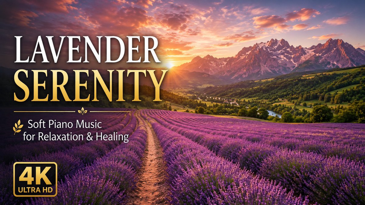 Sevillatv's tweet photo. 🌸 Lavender Serenity | Música de Piano Suave para Relajación y Paz  @Rela... https://t.co/og9jWcju5K a través de @YouTube https://t.co/CzlZ82jS5u