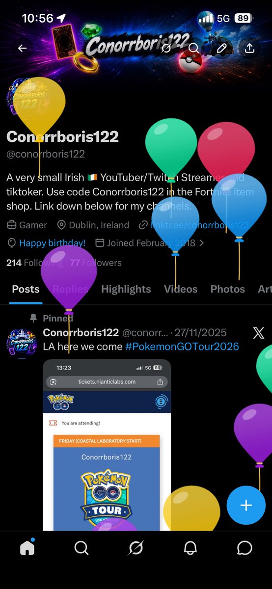 conorrboris122's tweet photo. Another day another year older and yet I still forget about the birthday balloons here 🤣 #birthday #27yearsold #feelingoldb https://t.co/ZvoNXeejf8