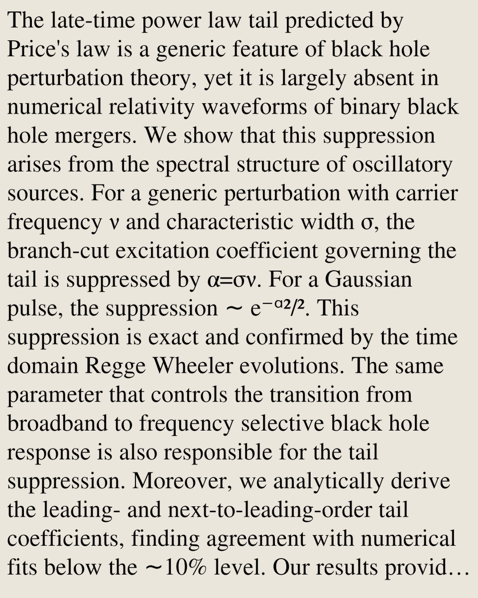 RelativityPaper's tweet photo. Spectral suppression of black hole ringdown tails

Jose Antonio León Vega, Alejandro Svyatkovskyy Kholyavka, Sayak Datta, Xisco Jiménez Forteza
https://t.co/FCaBqw7x7Y [𝚐𝚛-𝚚𝚌] https://t.co/OFrra07TKj