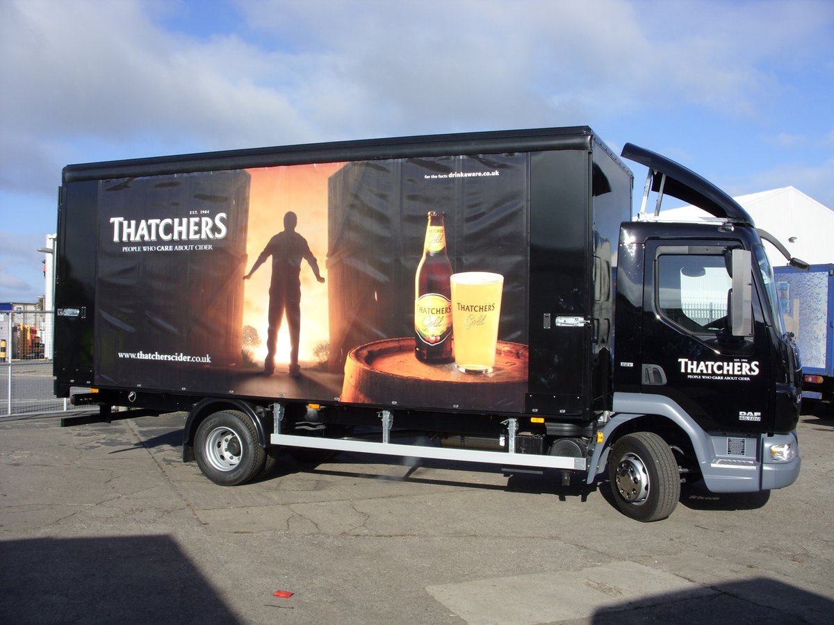 Structure_flex's tweet photo. It’s World Cider Day 🍎

So, there’s no better time to highlight some of our work with major cider brands Westons Cider and Thatchers Cider!

We had the pleasure of producing these high-quality lorry tension curtains to help bring their brands to life on the road. https://t.co/JC7YT6MHs9