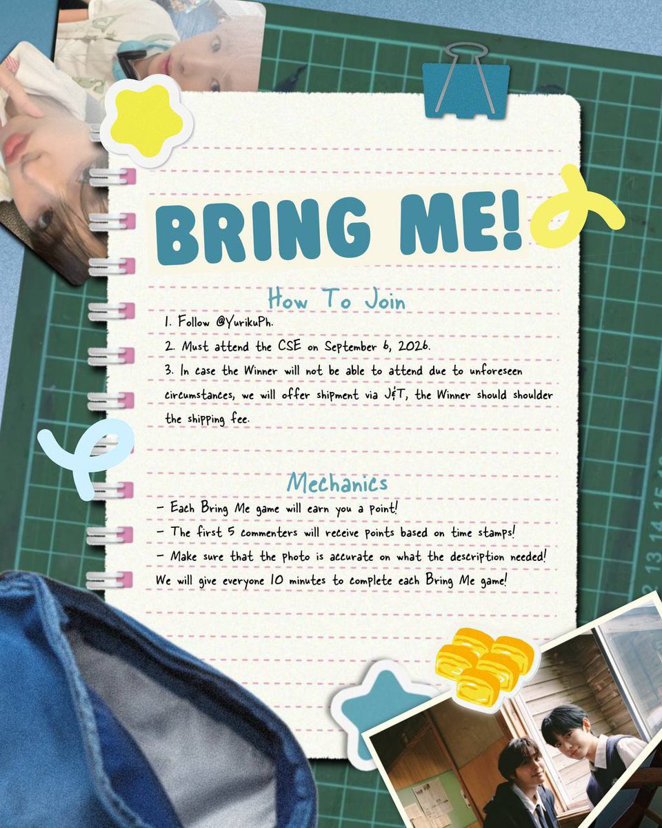 yurikuph's tweet photo. YURIKUISTS!!🐈🐈‍⬛

Our Virtual Game Night will be lit!🔥

Join us in our Classic Bring Me game EVERY Sunday!✨

Stay tuned, and let’s hype our every Sunday night together!😉🤩

All information needed is listed below!
#YUSHI #RIKU #YURIKUPH #FlavorOfMemory https://t.co/th8JIVPZeK
