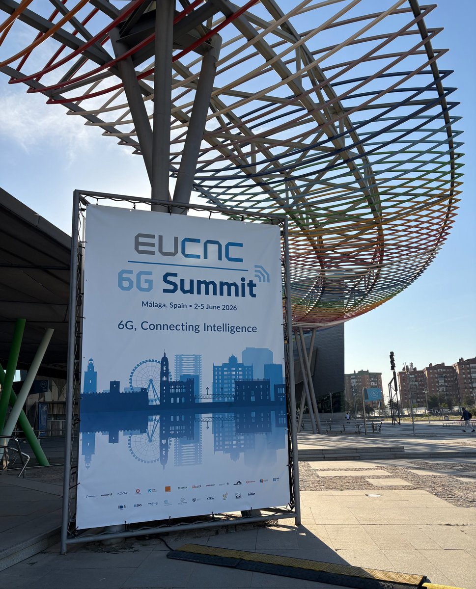 6G_Reference's tweet photo. 📡Join the #6REFERENCE partners in the following activities today at #EuCNC26:

📍 Poster Session I · 14:30h · Sala de Exposiciones 1 · Poster Booth 9
📍 Session PHY-2: ISAC, Radar and Localization · 17:00h · Sala de Conferencias 2.1

#6G #EuCNC2026 #6GSummit #EuCNC6GSummit2026 https://t.co/K8oLIjqjmz